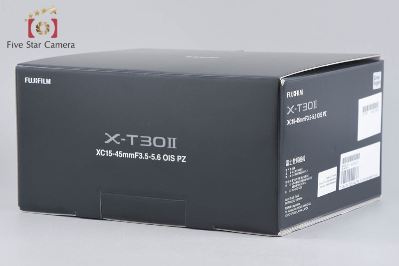 FUJIFILM X-T30 II Silver 26.1 MP Digital Mirrorless Camera XC 15-45 Lens w/ Box