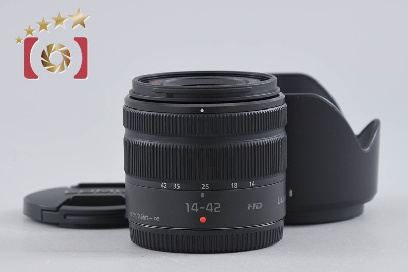 Panasonic LUMIX G VARIO 14-42mm f/3.5-5.6 ASPH. MEGA O.I.S. H-FS1442A Black