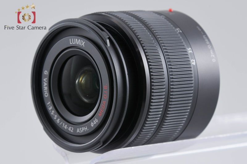 Panasonic LUMIX G VARIO 14-42mm f/3.5-5.6 ASPH. MEGA O.I.S. H-FS1442A Black