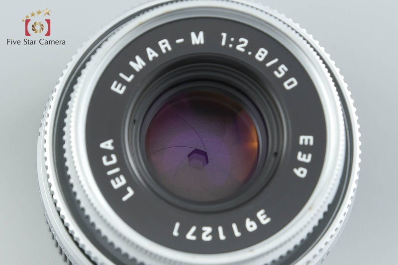 Leica ELMAR-M 50mm f/2.8 E39 2nd Silver Leica M Mount