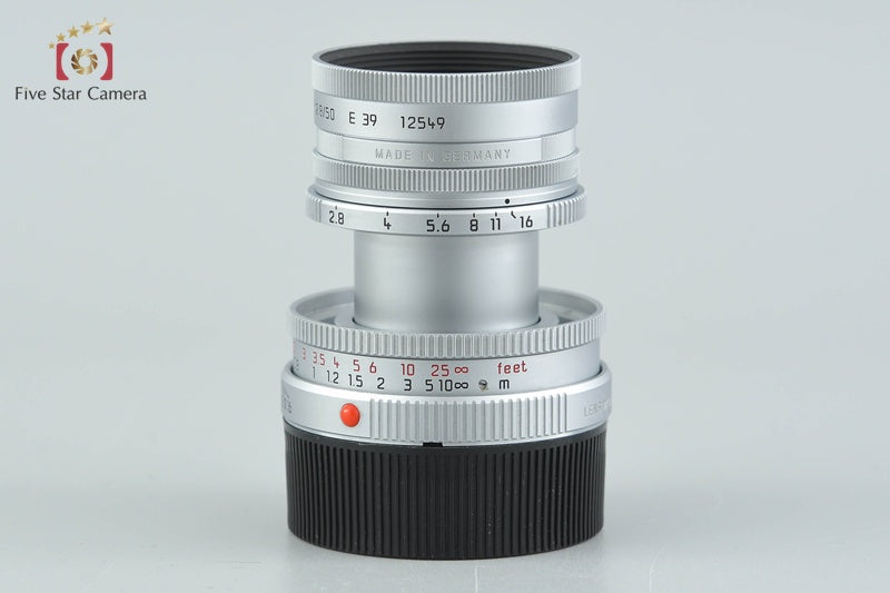 Leica ELMAR-M 50mm f/2.8 E39 2nd Silver Leica M Mount
