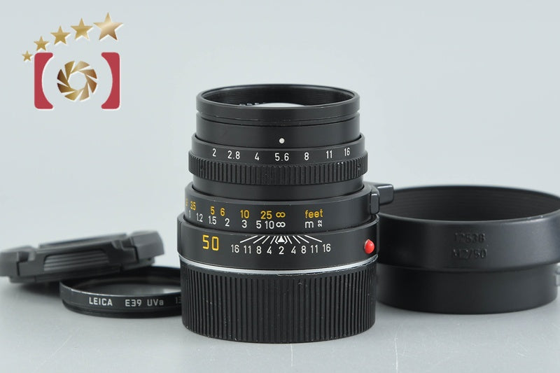 Leica SUMMICRON-M 50mm f/2 2nd Black E39
