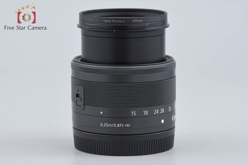 Canon EF-M 15-45mm f/3.5-6.3 IS STM Black