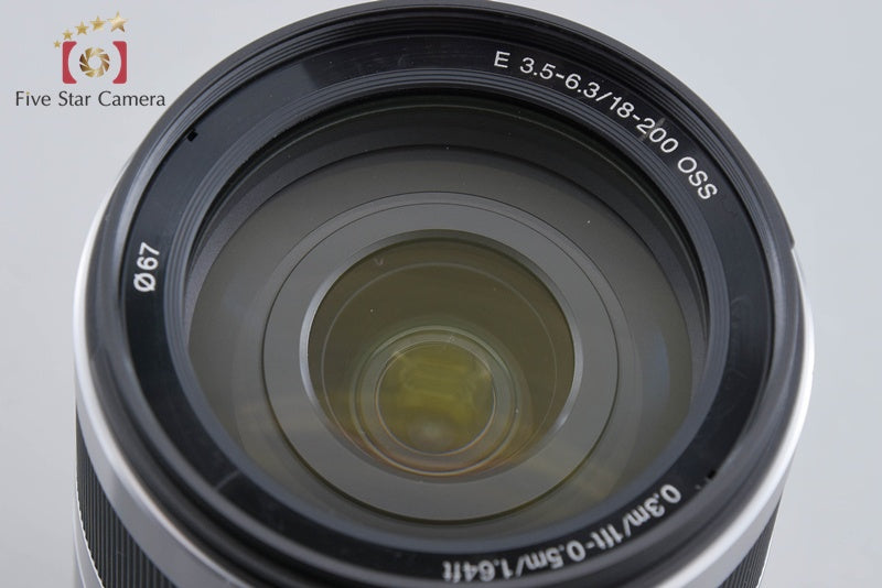 SONY E 18-200mm f/3.5-6.3 OSS SEL18200 Silver