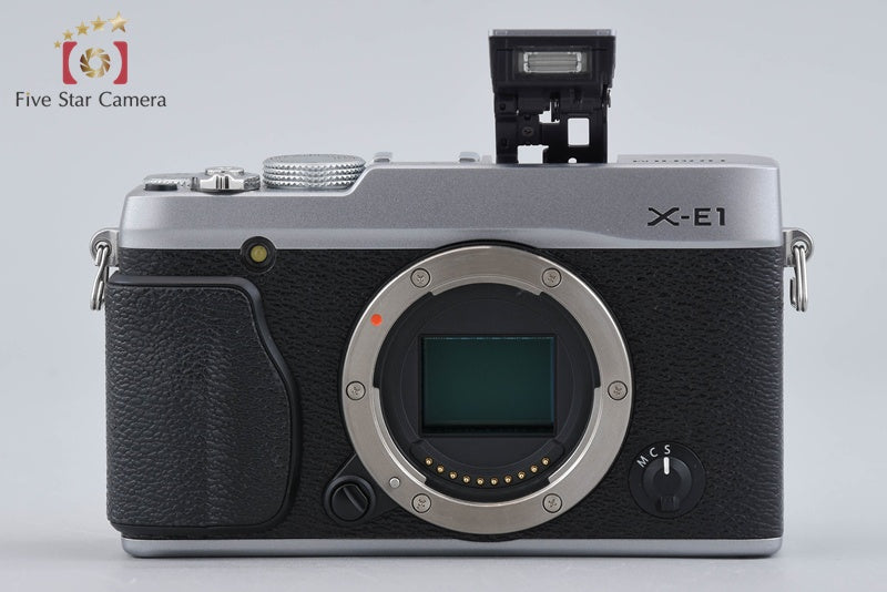 Fujifilm X-E1 Silver 16.3 MP Digital Mirrorless Camera Body