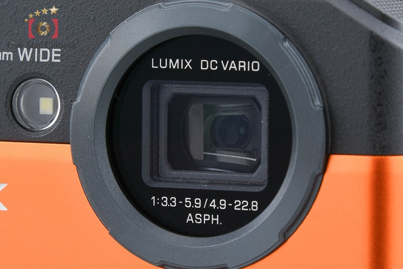 Panasonic LUMIX DC-FT7 Orange 20.4 MP Digital Camera w/ Box