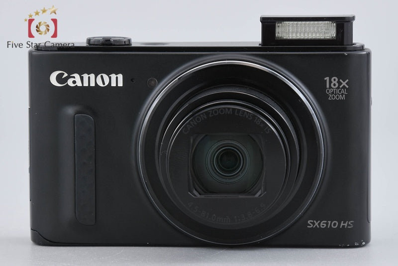 Canon PowerShot SX610 HS Black 20.2 MP Digital Camera