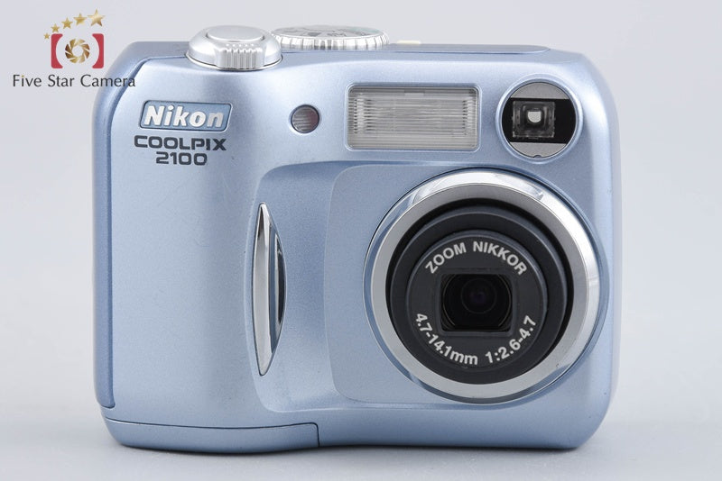 Nikon COOLPIX E2100 Silky Blue 2.0 MP Digital Camera