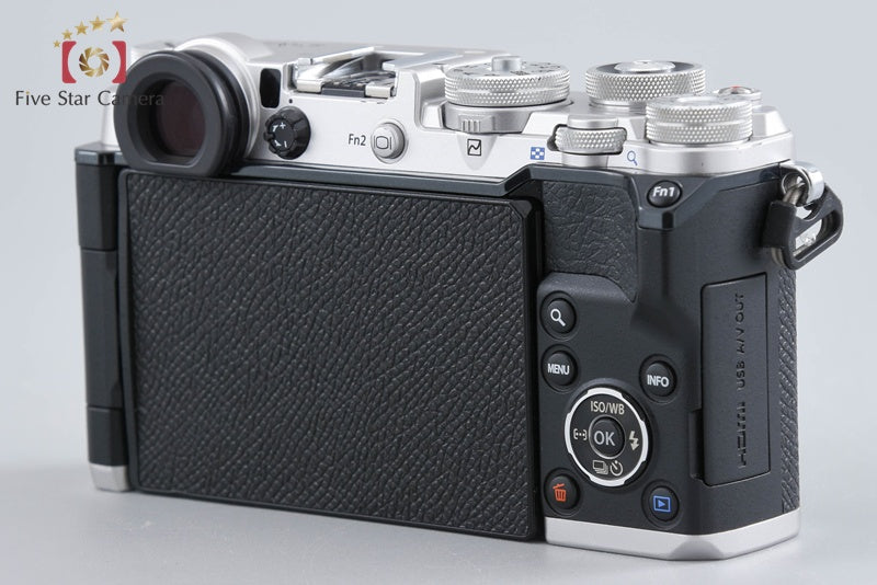 "Shutter count 4,386" Olympus PEN-F Silver 20.3 MP Digital Mirrorless Camera