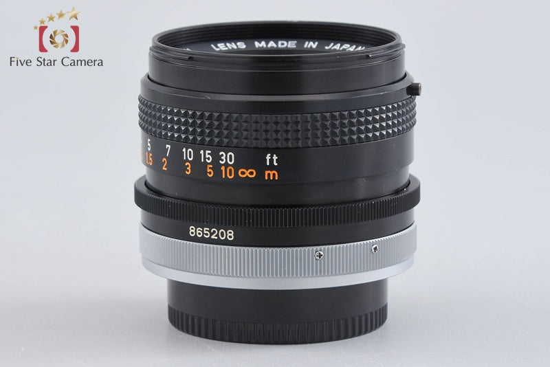 Canon FD 50mm f/1.8 S.C.