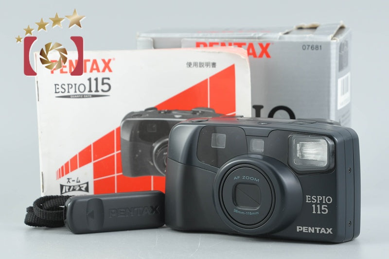 Pentax ESPIO 115 35mm Point & Shoot Film Camera w/ Box