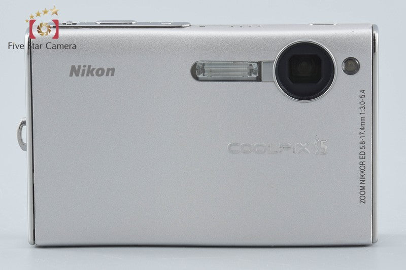 Nikon COOLPIX S5 Gloss Silver 6.0 MP Digital Camera