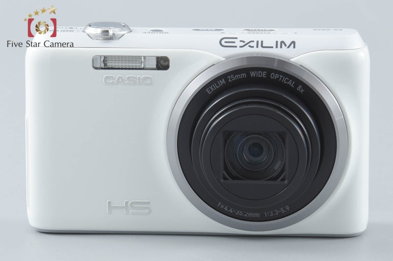 Casio HIGH SPEED EXILIM EX-ZR20 White 16.1 MP Digital Camera w/ Box