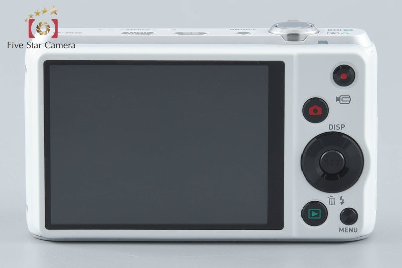 Casio HIGH SPEED EXILIM EX-ZR20 White 16.1 MP Digital Camera w/ Box
