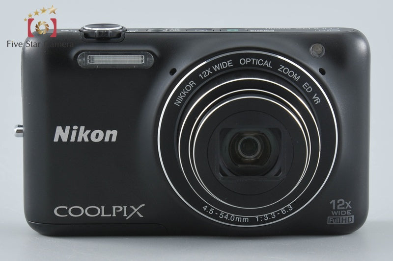 Nikon COOLPIX S6600 Smart Black 16.0 MP Digital Camera