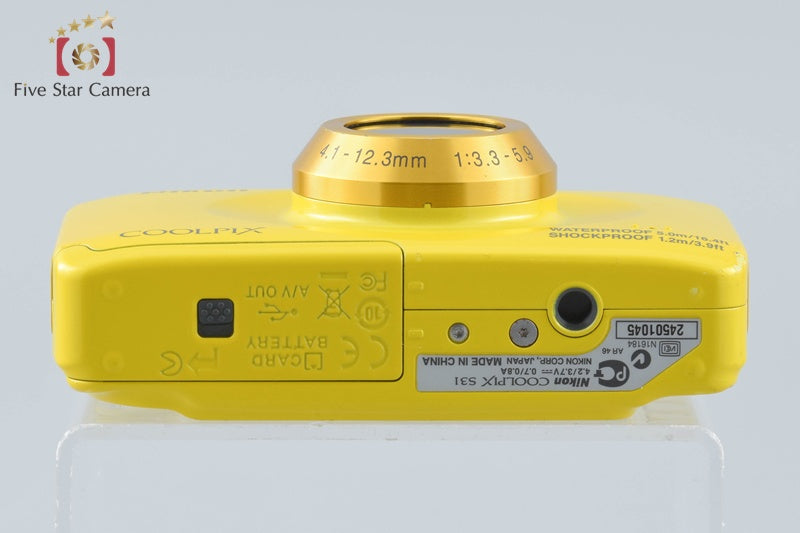 Nikon COOLPIX S31 Yellow 10.1 MP Digital Camera