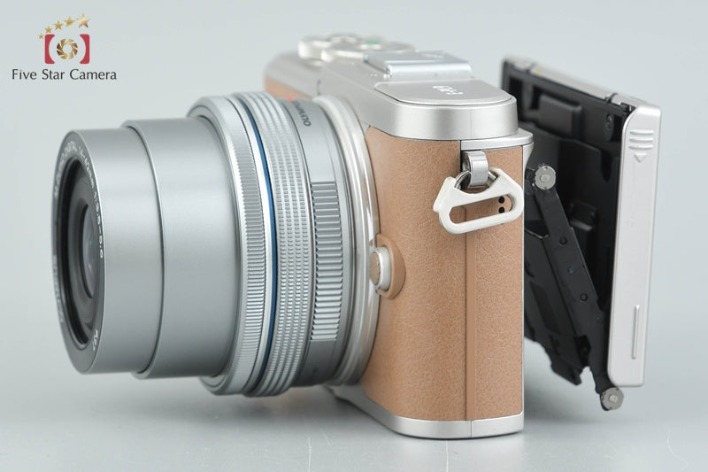 "Count 2,393" Olympus E-PL9 Brown 16.1 MP Mirrorless Camera 14-42 Lens