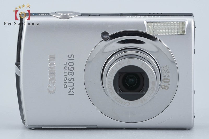 Canon Digital IXUS 860 IS Silver 8.0 MP Digital Camera International Model