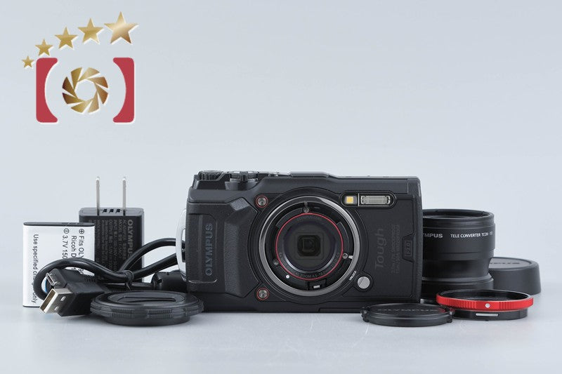 "Count 162" Olympus Tough TG-6 Black 12.0 MP Waterproof Digital Camera