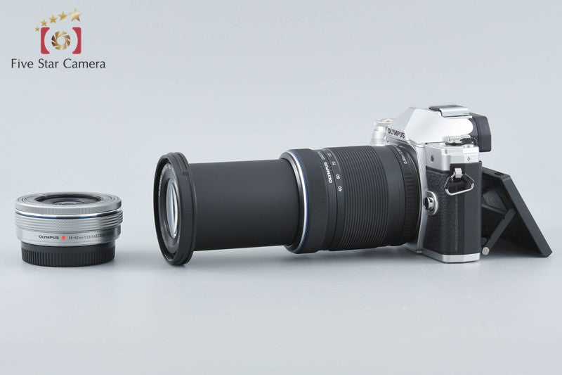 "Count 285" Olympus OM-D E-M10 Mark III Silver 16.1MP 14-42 40-150 Lenses w/ Box