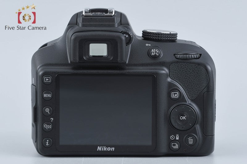 "Count 1,167" Nikon D3400 Black 24.2 MP DSLR Camera 18-55 VR Lens