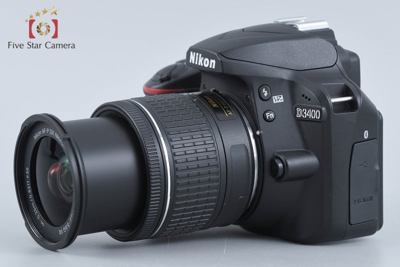 "Count 1,167" Nikon D3400 Black 24.2 MP DSLR Camera 18-55 VR Lens