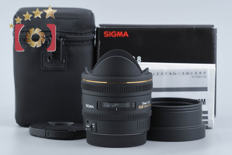 Sigma 10mm f/2.8 EX DC FISHEYE HSM for Canon w/ Box