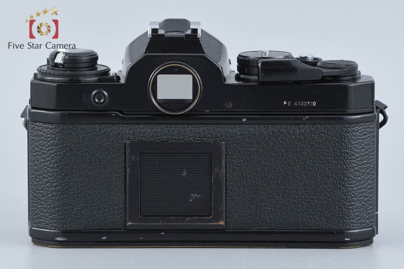 Nikon FE Black 35mm SLR Film Camera + Ai-S NIKKOR 50mm f/1.8