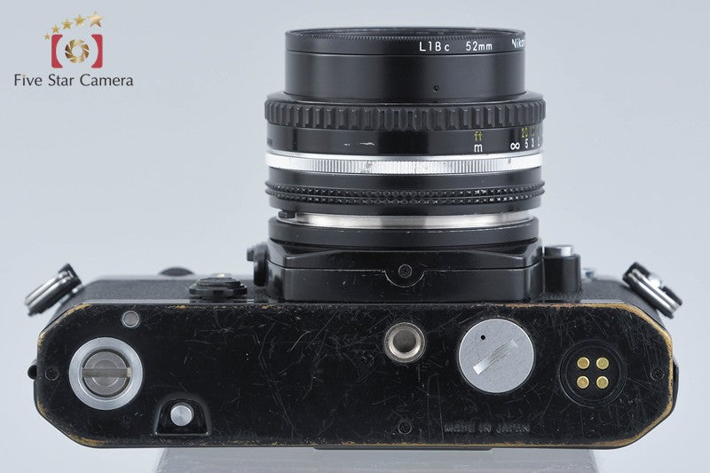 Nikon FE Black 35mm SLR Film Camera + Ai-S NIKKOR 50mm f/1.8