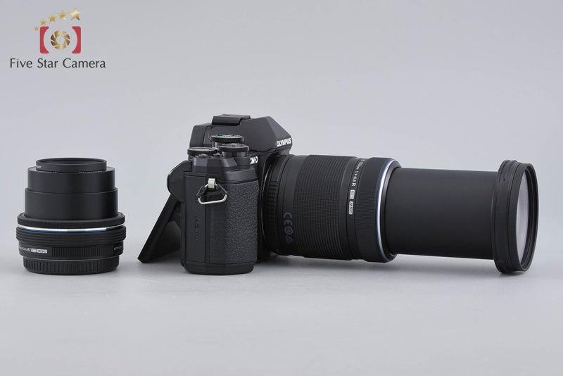 "Count 1,650" Olympus OM-D E-M10 Mark III Black 16.1 MP 14-42 40-150 EZ Lenses