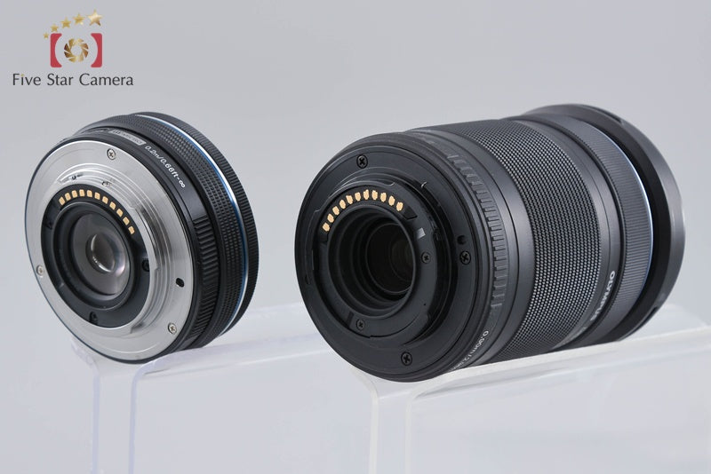 "Count 1,650" Olympus OM-D E-M10 Mark III Black 16.1 MP 14-42 40-150 EZ Lenses
