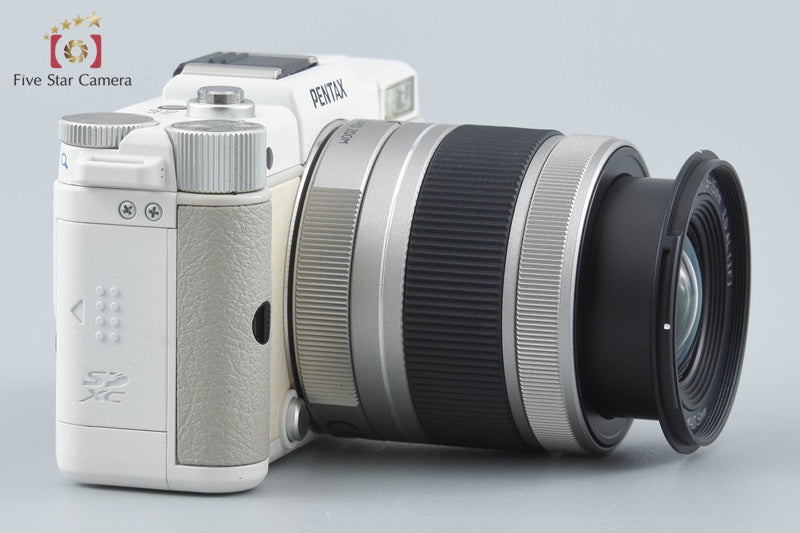 "Shutter count 37" PENTAX Q White 12.4 MP DSLR Camera 02 5-15 Lens
