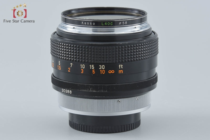 Canon FD 55mm f/1.2
