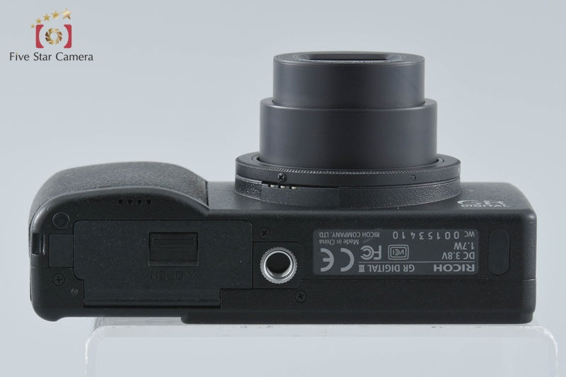 "Shutter count 5,027" Ricoh GR Digital III 10.0 MP Digital Camera w/ Box