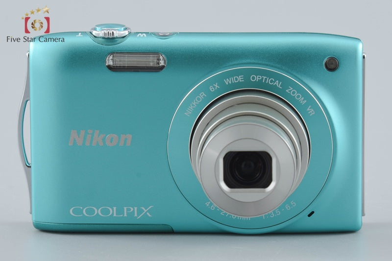 Nikon COOLPIX S3300 Mint Green 16.0 MP Digital Camera