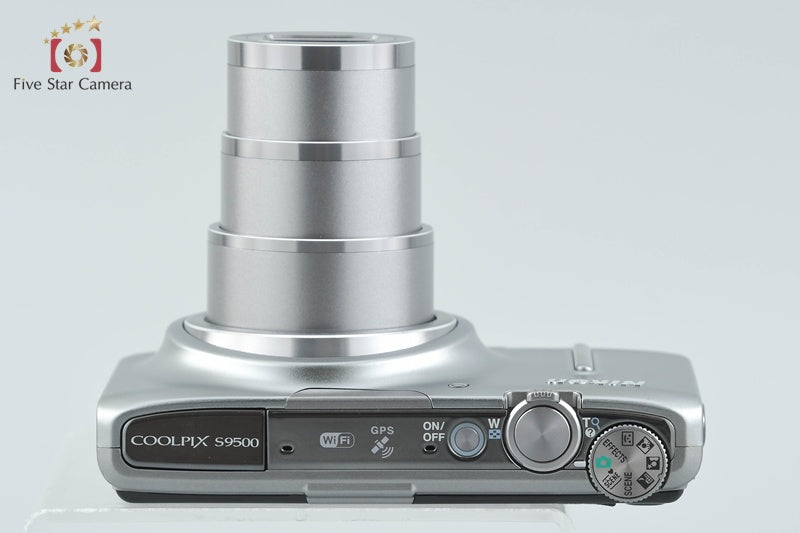 Nikon COOLPIX S9500 Proud Silver 18.1 MP Digital Camera