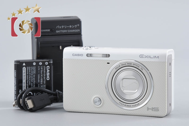 Casio HIGH SPEED EXILIM EX-ZR50 White 16.1 MP Digital Camera