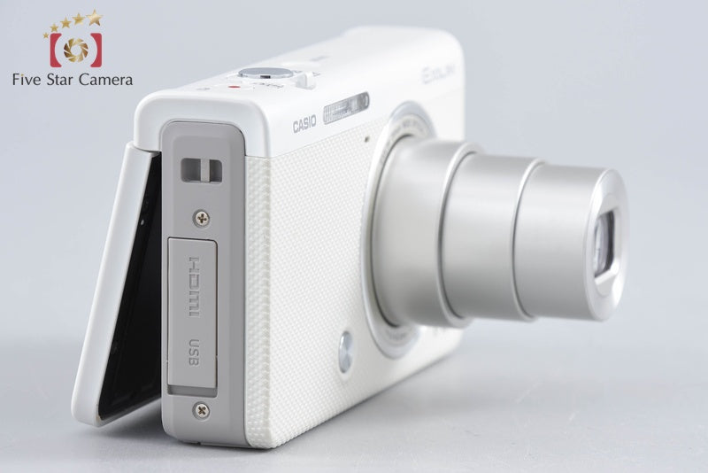 Casio HIGH SPEED EXILIM EX-ZR50 White 16.1 MP Digital Camera
