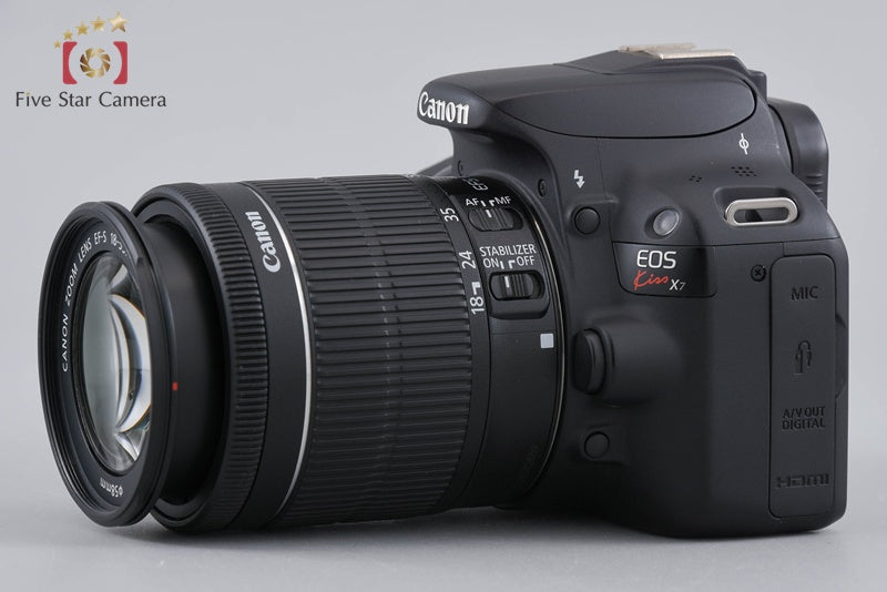 "Count 4,587" Canon EOS Kiss X7 / Rebel SL1 / 100D 18.0 MP 18-55 Lens w/ Box
