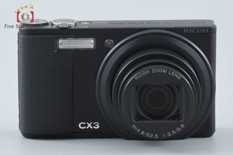 "Shutter count 918" Ricoh CX3 Black 10.0 MP Digital Camera w/ Box