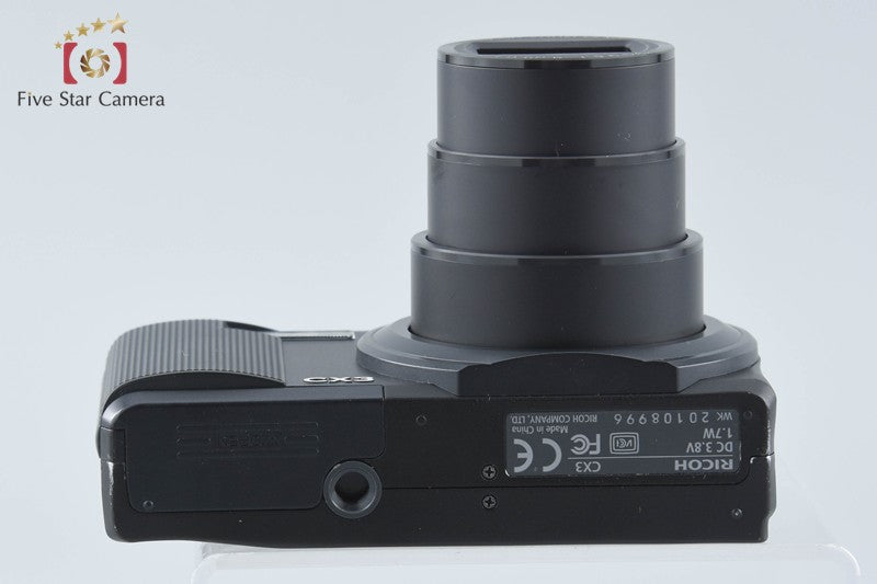 "Shutter count 918" Ricoh CX3 Black 10.0 MP Digital Camera w/ Box