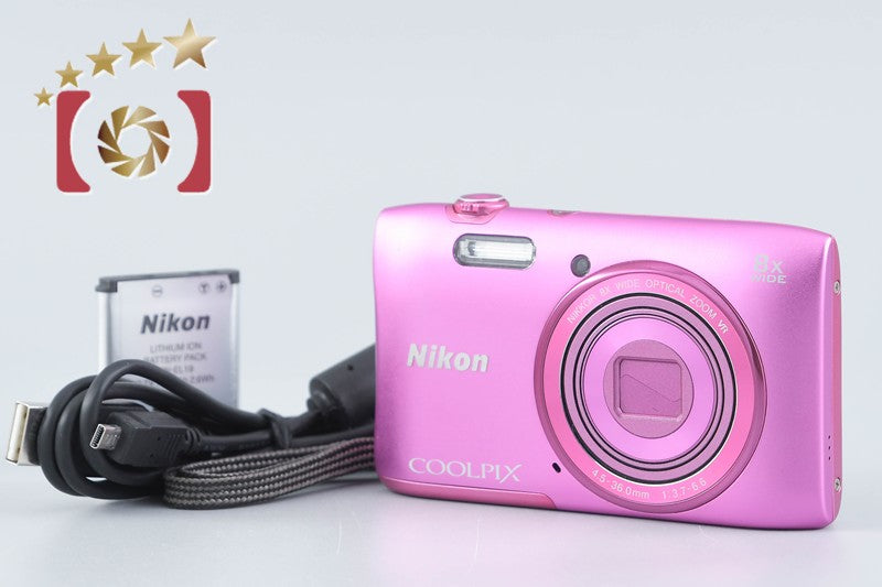 Nikon COOLPIX S3600 Azalea Pink 20.0 MP Digital Camera