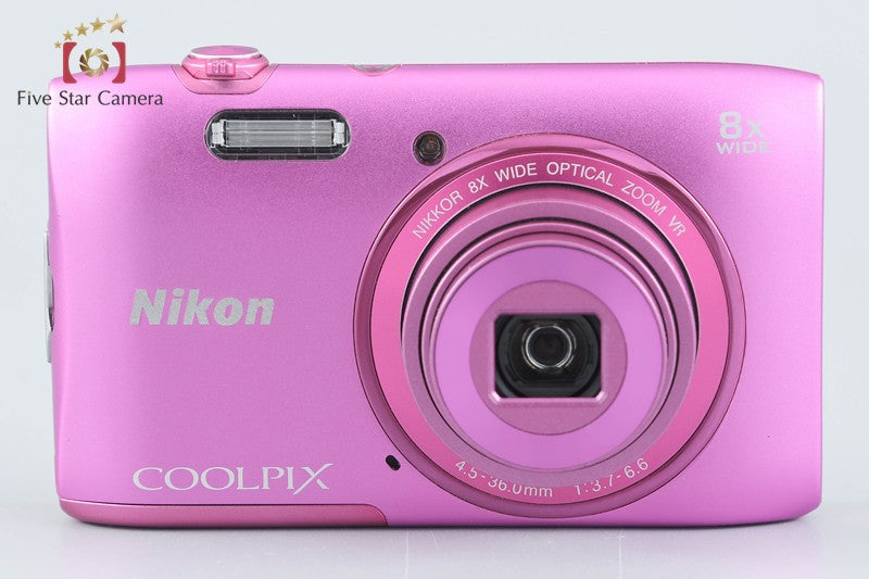 Nikon COOLPIX S3600 Azalea Pink 20.0 MP Digital Camera