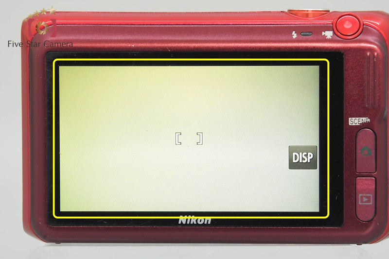 Nikon COOLPIX S6400 Glossy Red 16.0 MP Digital Camera w/ Box