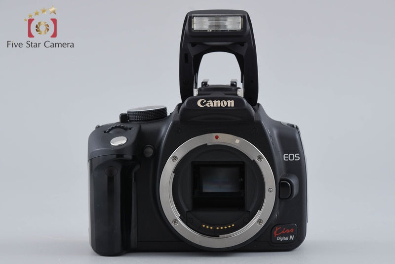 Canon EOS Kiss Digital N Black 8.0 MP Digital SLR Camera 18-55 Lens w/ Box