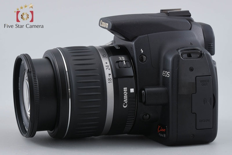 Canon EOS Kiss Digital N Black 8.0 MP Digital SLR Camera 18-55 Lens w/ Box