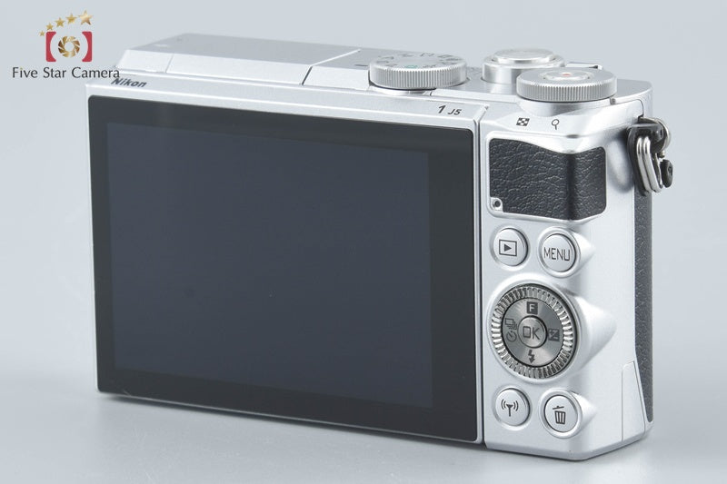 "Shutter count 1,172" Nikon 1 J5 Silver 20.8 MP Digital Mirrorless Camera Body