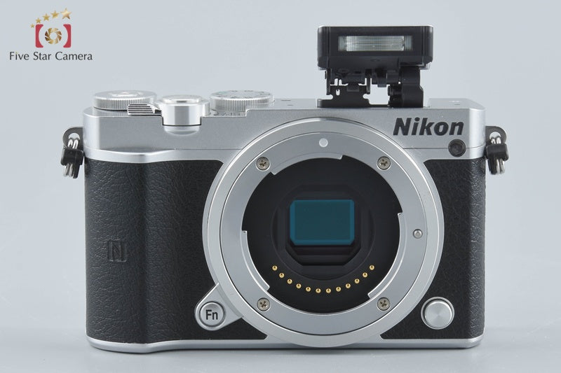 "Shutter count 1,172" Nikon 1 J5 Silver 20.8 MP Digital Mirrorless Camera Body