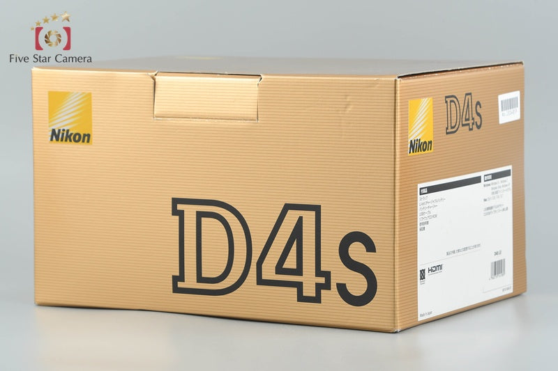 Nikon D4S 16.2 MP DSLR Camera Body w/ Box