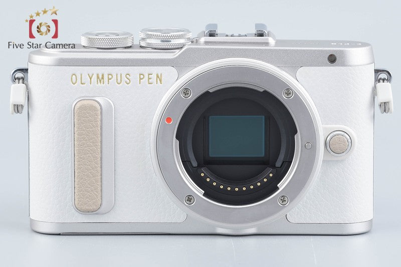 Olympus PEN E-PL8 White 16.1 MP Digital Camera 14-42 40-150 Lenses